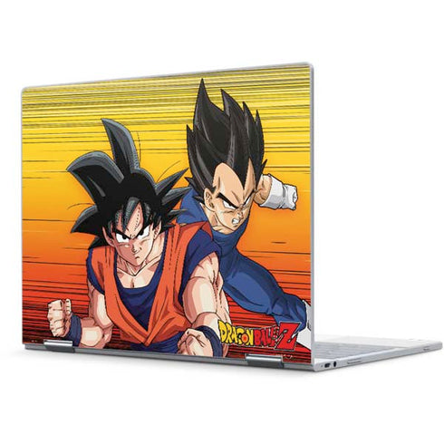 Dragon Ball Z Goku & Vegeta Pixelbook Skin